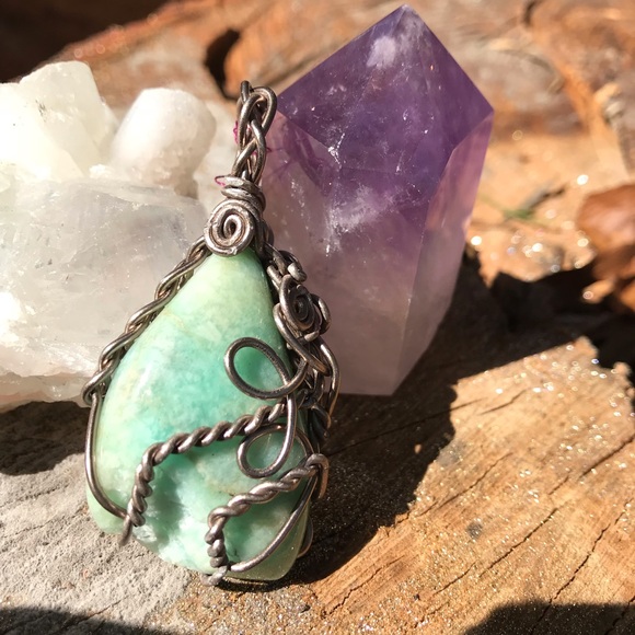 Amazonite pendant - Picture 3 of 3